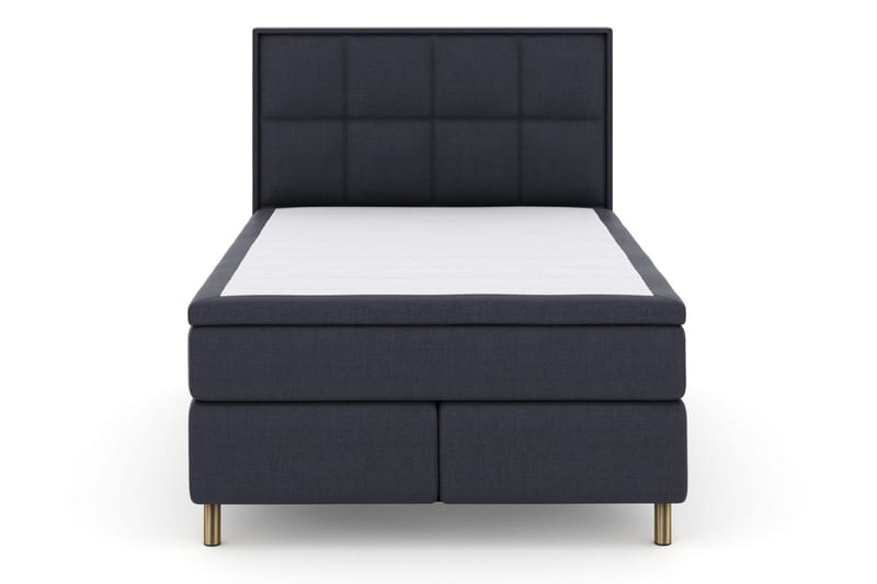 Sänkypaketti Choice No 5 160x200 Kova Watergel - Sininen/Kuparijalat - Huonekalut - Sänky - Jenkkisängyt
