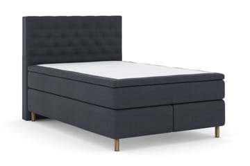 Sänkypaketti Choice No 5 160x200 Kova/Medium Lateksi - Sininen/Metallijalat - Huonekalut - Sänky - Jenkkisängyt