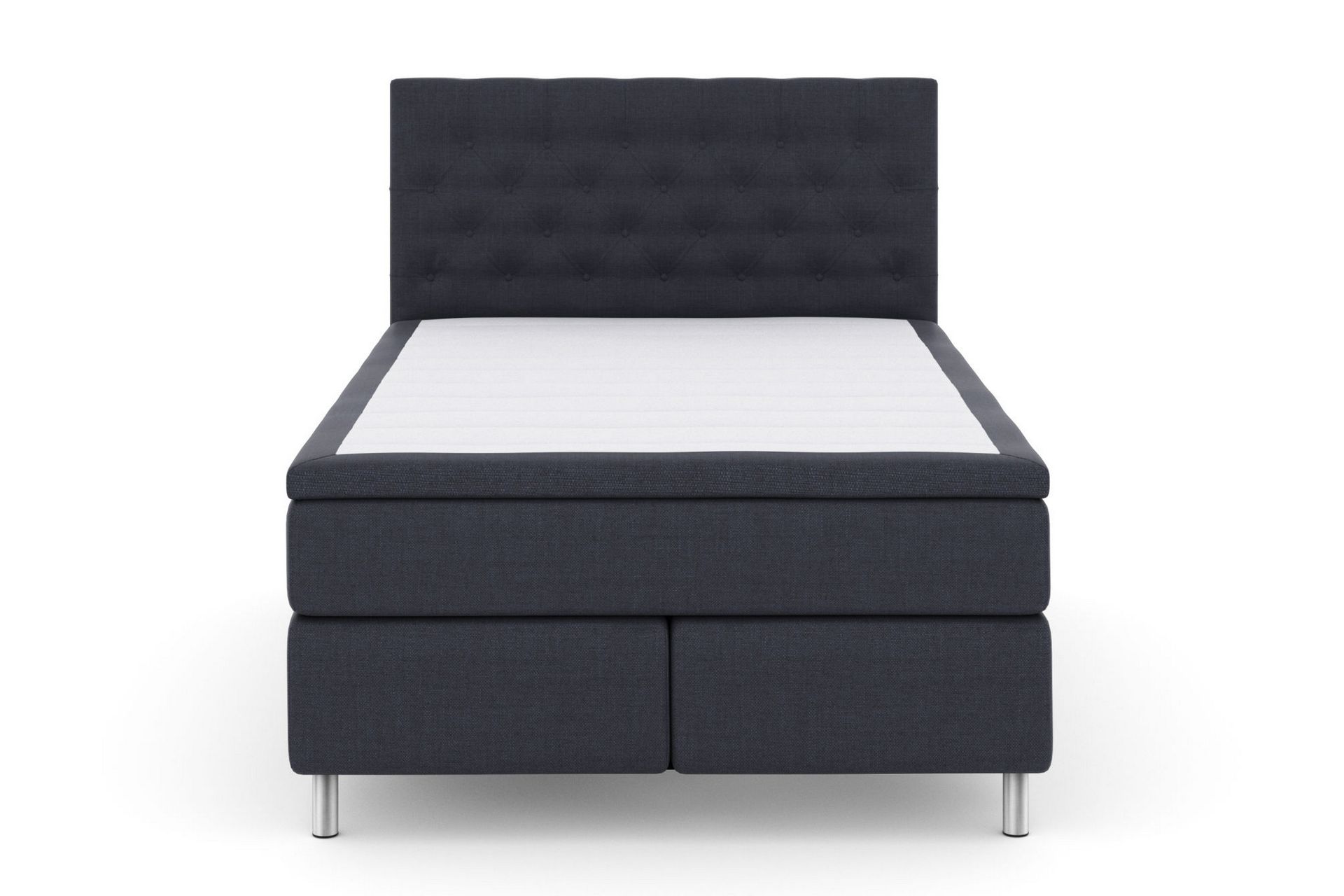 Sänkypaketti Choice No 5 160x200 Kova/Medium Lateksi - Sininen/Metallijalat - Huonekalut - Sänky - Jenkkisängyt