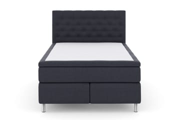 Sänkypaketti Choice No 5 160x200 Kova/Medium Lateksi - Sininen/Metallijalat - Huonekalut - Sänky - Jenkkisängyt