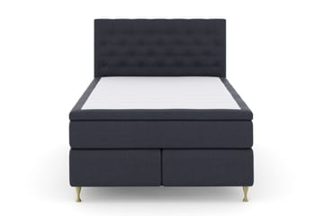 Sininen/Kulta Jalat Sänkypaketti Choice No 5 160x200 Kova/Medium Watergel