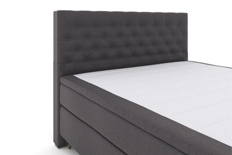 Sänkypaketti Choice No 5 160x200 Medium Lateksi - T.harmaa/V-malli Metallijalat - Huonekalut - Sänky - Jenkkisängyt