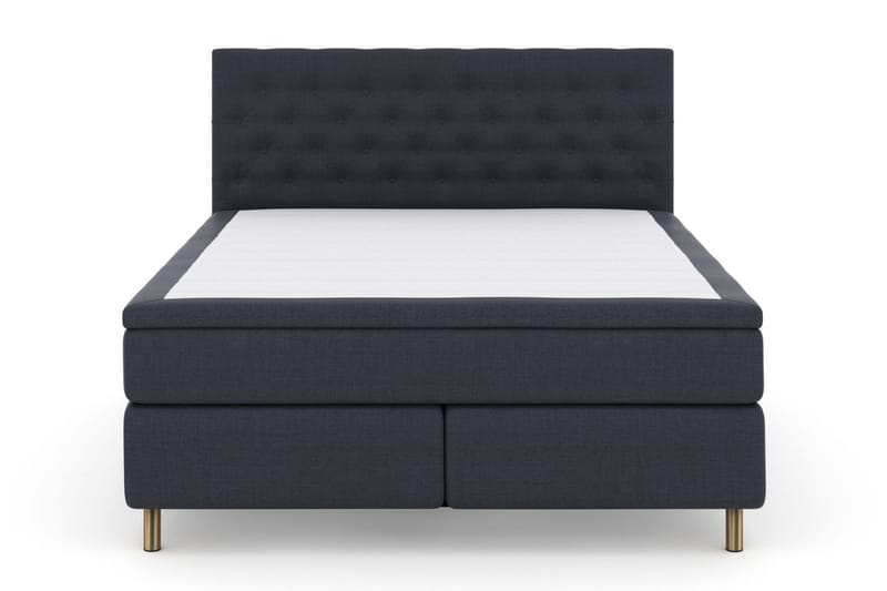 Sänkypaketti Choice No 5 180x200 Kova Lateksi - Sininen/Kuparijalat - Huonekalut - Sänky - Jenkkisängyt
