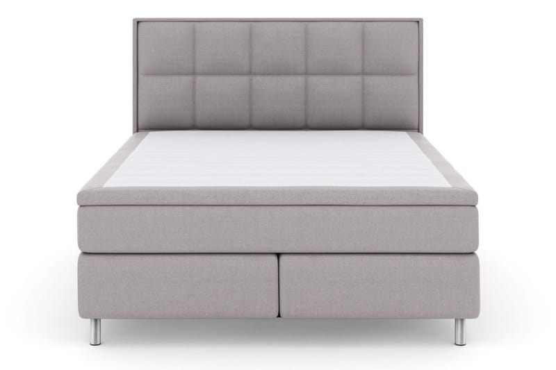 Sänkypaketti Choice No 5 180x200 Kova Lateksi - Vaaleanharmaa/Metallijalat - Huonekalut - Sänky - Jenkkisängyt