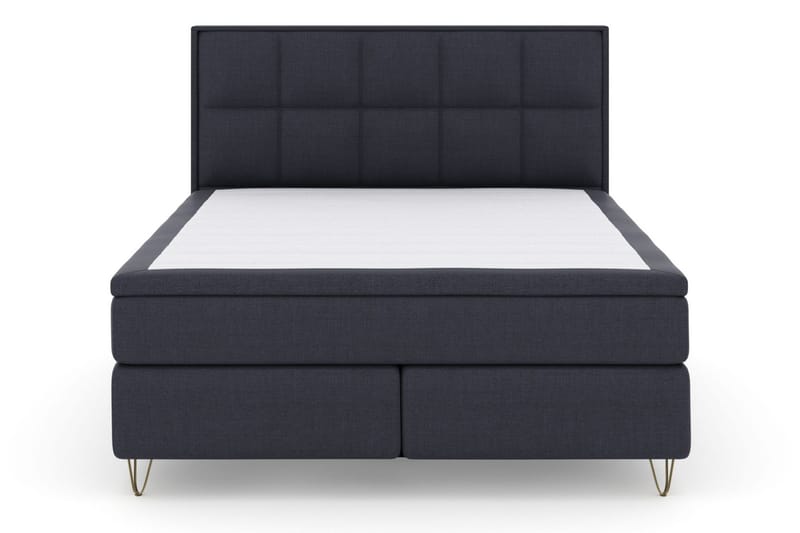 Sänkypaketti Choice No 5 180x200 Kova Watergel - Sininen/V-Malli Metallijalat - Huonekalut - Sänky - Jenkkisängyt