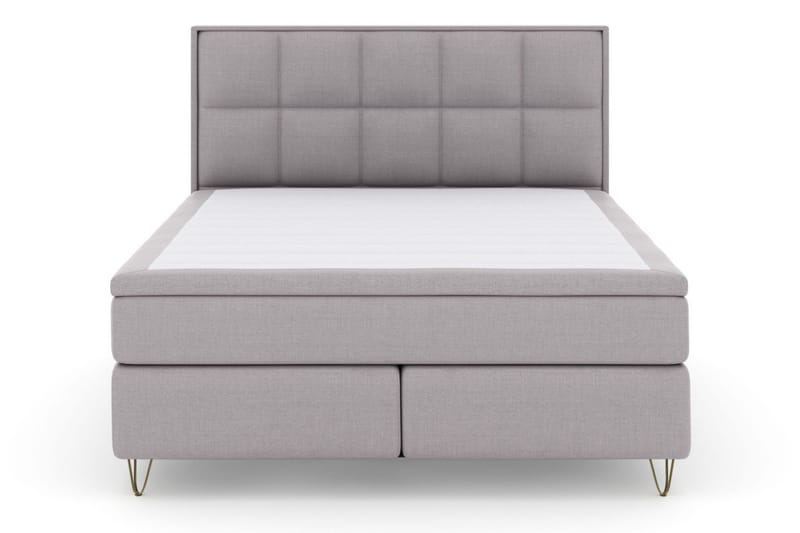 Sänkypaketti Choice No 5 180x200 Kova Watergel - V.harmaa/V-Malli Metallijalat - Huonekalut - Sänky - Jenkkisängyt