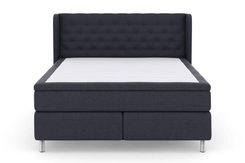 Sänkypaketti Choice No 5 180x200 Kova/Medium Lateksi - Sininen/Metallijalat - Huonekalut - Sänky - Jenkkisängyt