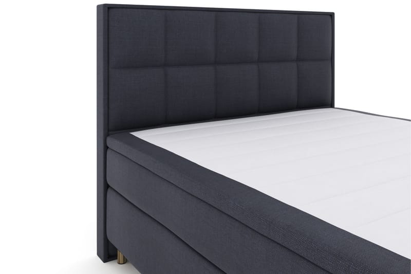 Sänkypaketti Choice No 5 180x200 Kova/Medium Watergel - Sininen/Kuparijalat - Huonekalut - Sänky - Jenkkisängyt