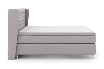 Sänkypaketti Choice No 5 180x200 Kova/Medium Watergel - Vaaleanharmaa/Hopeajalat - Huonekalut - Sänky - Jenkkisängyt