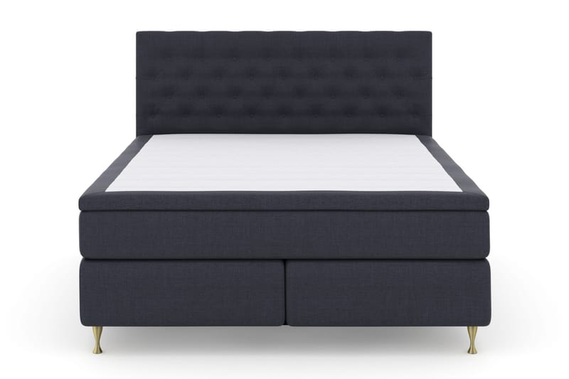 Sänkypaketti Choice No 5 180x200 Medium Lateksi - Sininen/Kulta Jalat - Huonekalut - Sänky - Jenkkisängyt