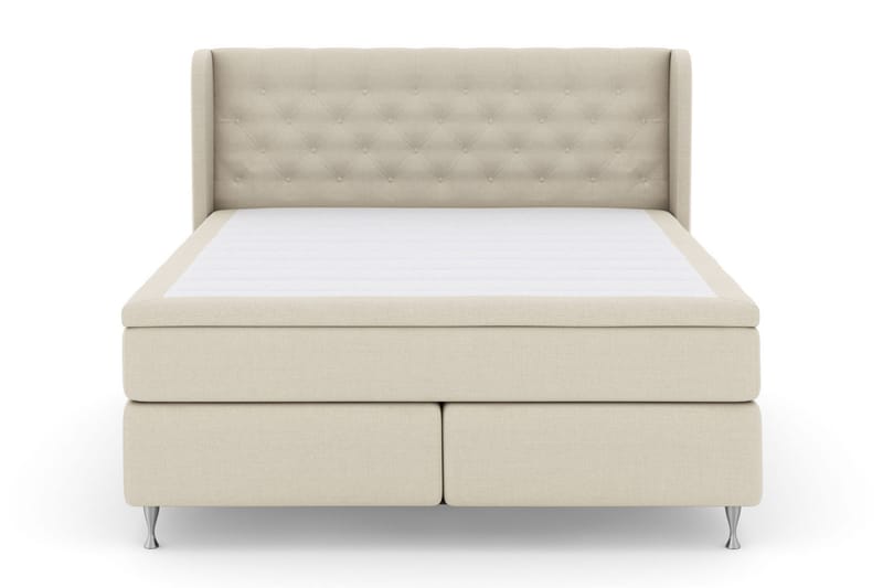 Sänkypaketti Choice No 5 210x210 Kova Watergel - Beige/Hopeajalat - Huonekalut - Sänky - Jenkkisängyt