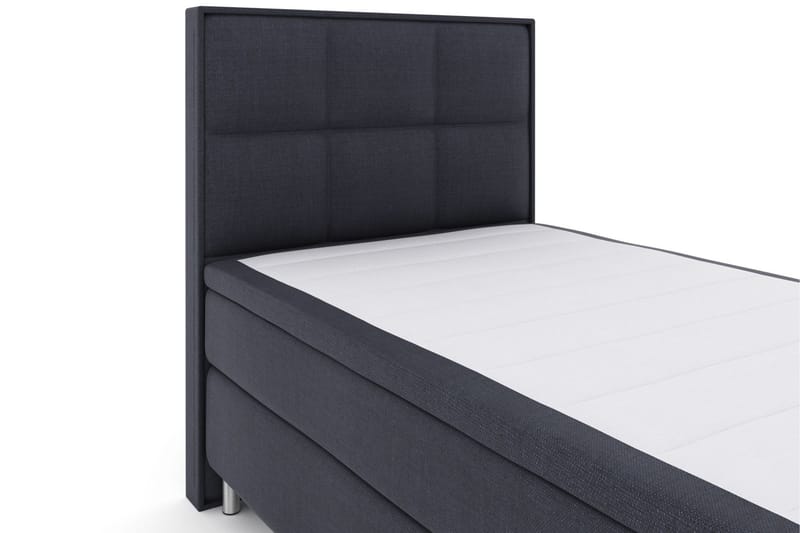 Sänkypaketti Choice No 6 120x200 Kova Memory/Pussijousi - Sininen/Kuparijalat - Huonekalut - Sänky - Jenkkisängyt