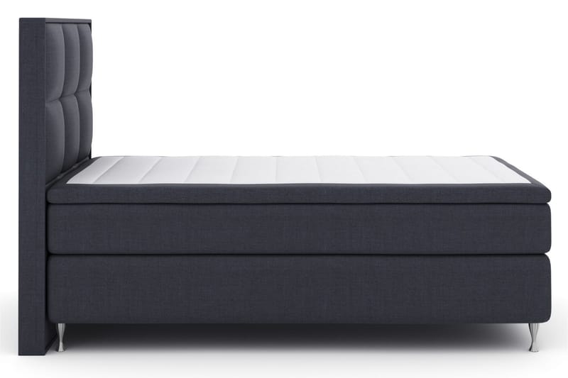 Sänkypaketti Choice No 6 120x200 Kova Watergel - Sininen/Hopeajalat - Huonekalut - Sänky - Jenkkisängyt