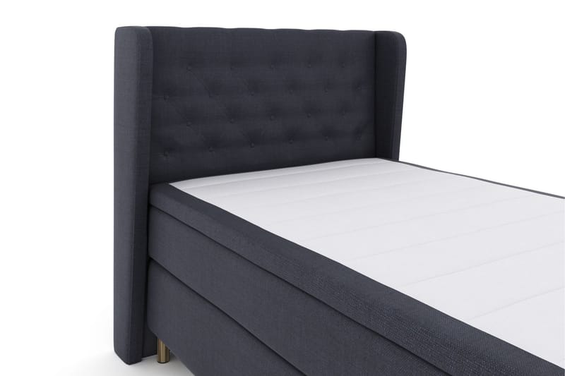 Sänkypaketti Choice No 6 120x200 Medium Watergel - Sininen/Metallijalat - Huonekalut - Sänky - Jenkkisängyt