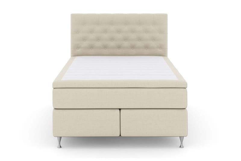 Sänkypaketti Choice No 6 160x200 Kova Watergel - Beige/Hopeajalat - Huonekalut - Sänky - Jenkkisängyt