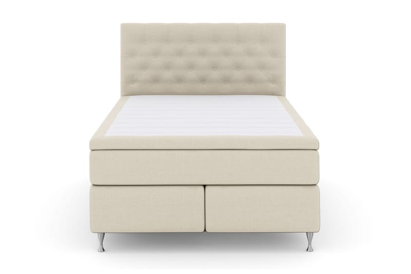 Sänkypaketti Choice No 6 160x200 Kova Watergel - Beige/Hopeajalat - Huonekalut - Sänky - Jenkkisängyt