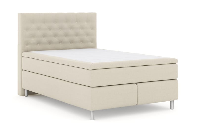 Sänkypaketti Choice No 6 160x200 Kova Watergel - Beige/Metallijalat - Huonekalut - Sänky - Jenkkisängyt