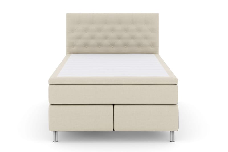 Sänkypaketti Choice No 6 160x200 Kova Watergel - Beige/Metallijalat - Huonekalut - Sänky - Jenkkisängyt