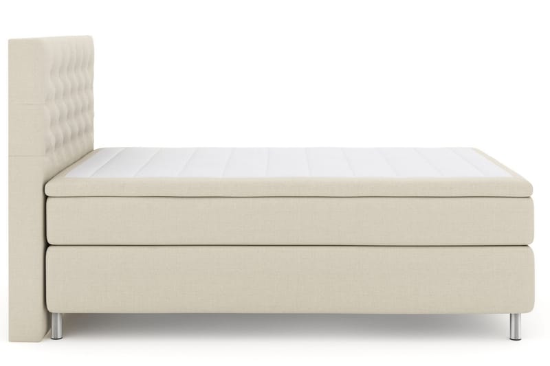 Sänkypaketti Choice No 6 160x200 Kova Watergel - Beige/Metallijalat - Huonekalut - Sänky - Jenkkisängyt