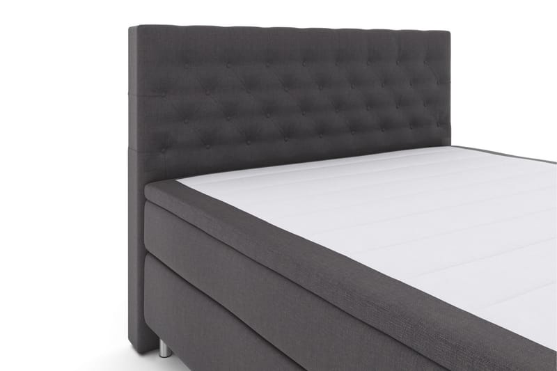 Sänkypaketti Choice No 6 160x200 Kova Watergel - Tummanharmaa/Metallijalat - Huonekalut - Sänky - Jenkkisängyt