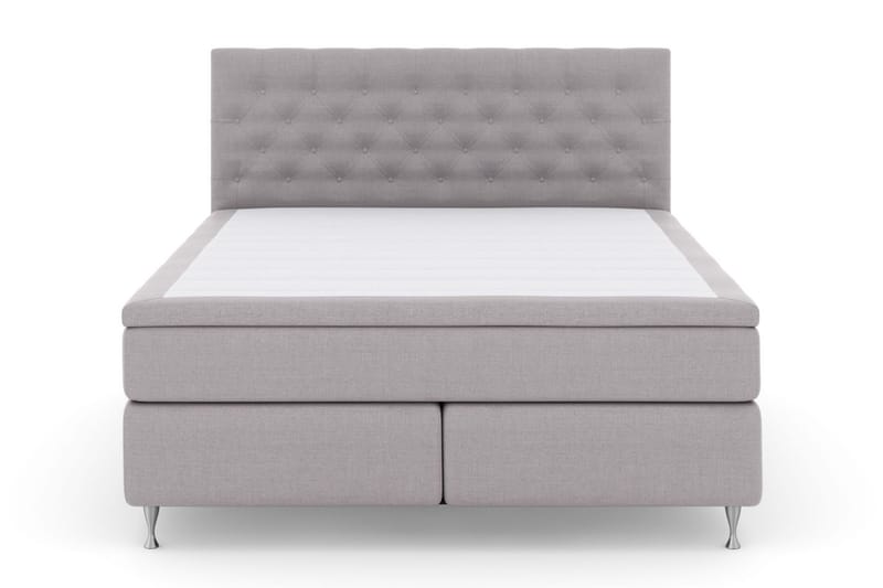 Sänkypaketti Choice No 6 160x200 Kova Watergel - Vaaleanharmaa/Hopeajalat - Huonekalut - Sänky - Jenkkisängyt