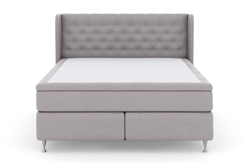 Sänkypaketti Choice No 6 160x200 Kova Watergel - Vaaleanharmaa/Hopeajalat - Huonekalut - Sänky - Jenkkisängyt