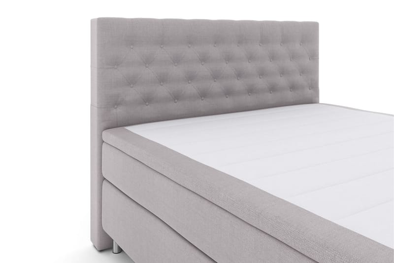 Sänkypaketti Choice No 6 160x200 Kova Watergel - Vaaleanharmaa/Metallijalat - Huonekalut - Sänky - Jenkkisängyt