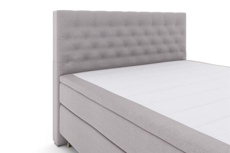 Sänkypaketti Choice No 6 180x200 K/M Memory/Pussijousi - Vaaleanharmaa/Kulta Jalat - Huonekalut - Sänky - Jenkkisängyt