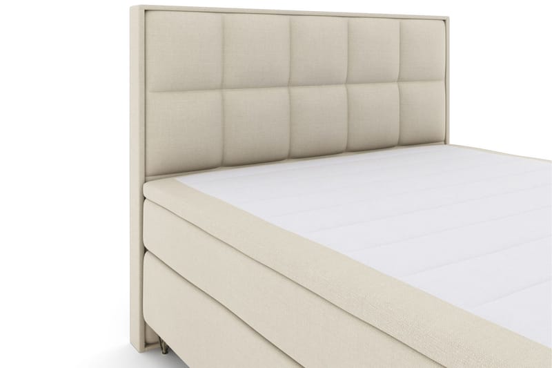 Sänkypaketti Choice No 6 180x200 Kova Lateksi/Memory - Beige/V-Malli Metallijalat - Huonekalut - Sänky - Jenkkisängyt