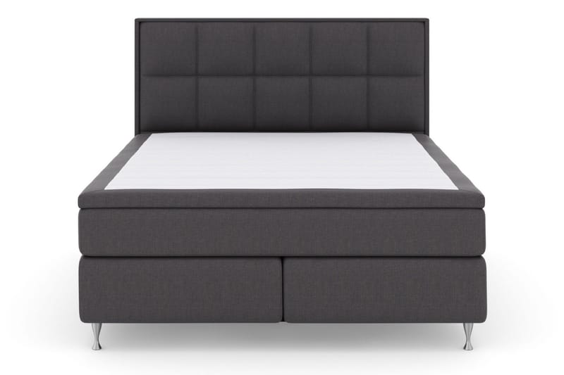 Sänkypaketti Choice No 6 180x200 Kova Lateksi/Memory - Tummanharmaa/Hopeajalat - Huonekalut - Sänky - Jenkkisängyt