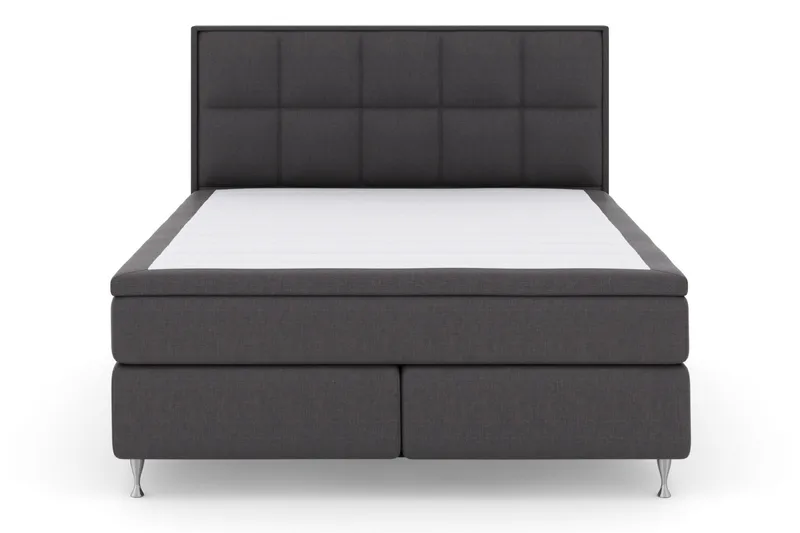 Sänkypaketti Choice No 6 180x200 Kova Lateksi/Memory, Tummanharmaa/Hopeajalat