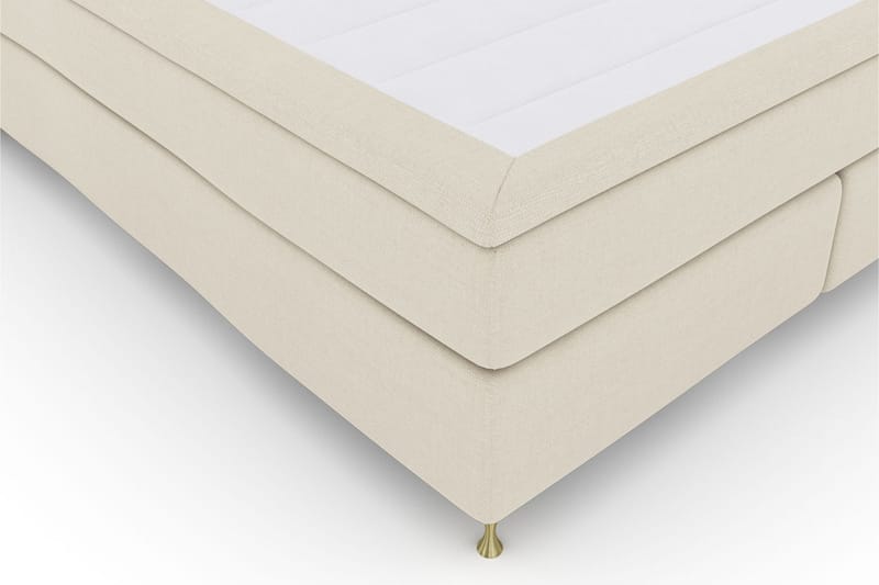 Sänkypaketti Choice No 6 180x200 Kova Watergel - Beige/Kulta Jalat - Huonekalut - Sänky - Jenkkisängyt