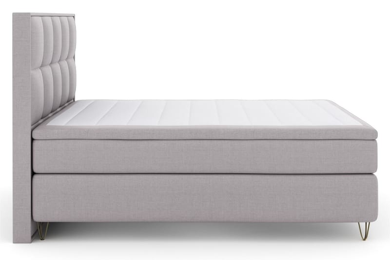 Sänkypaketti Choice No 6 180x200 Kova Watergel - V.harmaa/V-Malli Metallijalat - Huonekalut - Sänky - Jenkkisängyt
