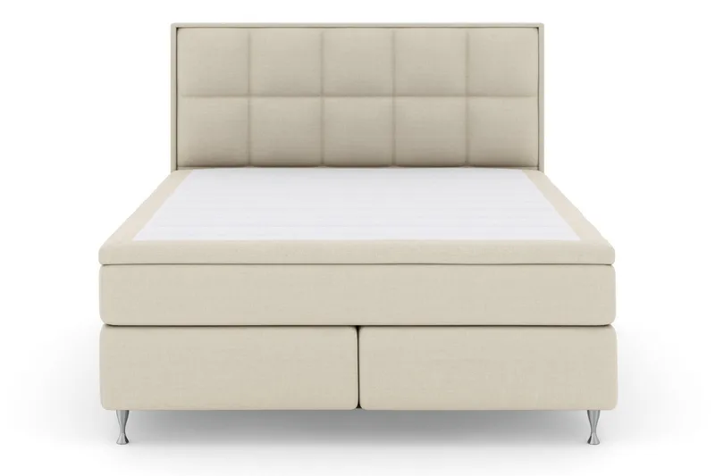 Sänkypaketti Choice No 6 180x200 Medium Lateksi/Memory - Beige/Hopeajalat - Huonekalut - Sänky - Jenkkisängyt
