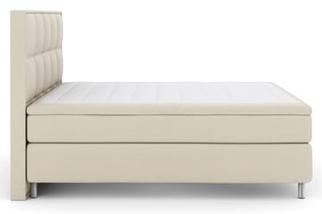 Beige/Metallijalat Sänkypaketti Choice No 6 180x200 Medium Memory/Pussijousi