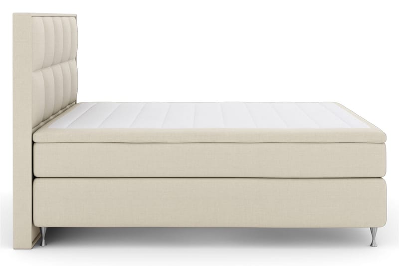 Sänkypaketti Choice No 6 210x210 Kova Memory/Pussijousi - Beige/Hopeajalat - Huonekalut - Sänky - Jenkkisängyt