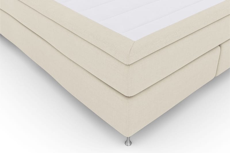 Sänkypaketti Choice No 6 210x210 Kova Memory/Pussijousi - Beige/Hopeajalat - Huonekalut - Sänky - Jenkkisängyt