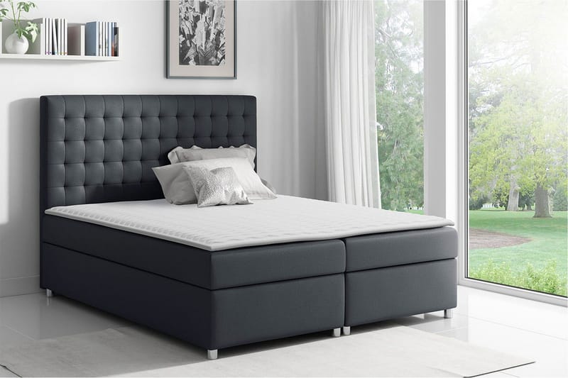 Sänkypaketti Emerita 120x200 cm - Musta - Huonekalut - Sänky - Sänkypaketti