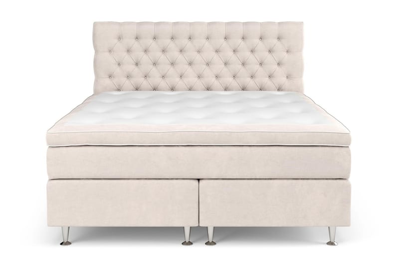 Sänkypaketti Estelle 210x210 cm - Beige - Huonekalut - Sänky - Sänkypaketti
