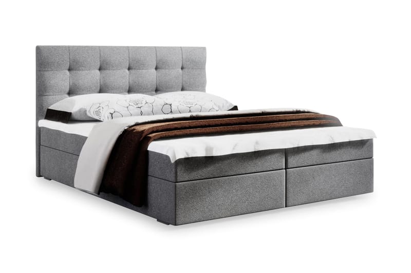 Sänkypaketti Fado 180x200 Ruutukuvio Pääty, Harmaa