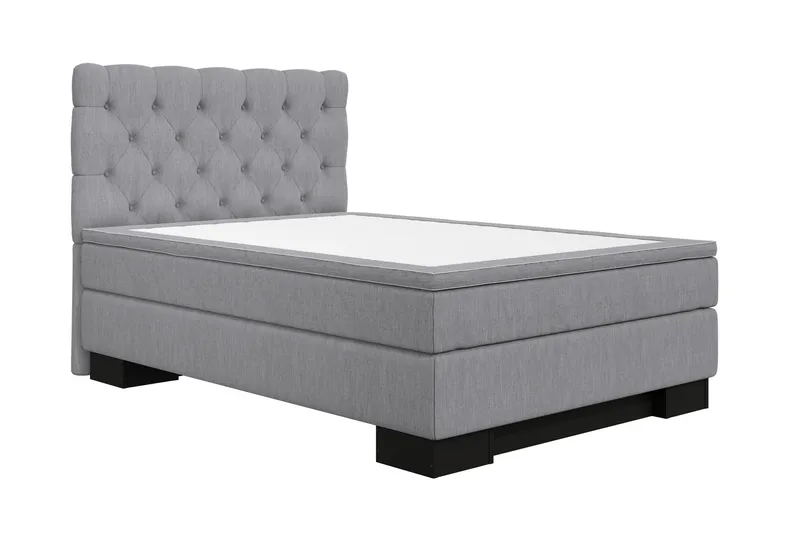 Sänkypaketti Faylor Lyx 120x200 - Vaaleanharmaa - Huonekalut - Sänky - Jenkkisängyt