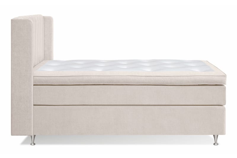 Sänkypaketti Joluma 120x200 cm Kiinteä - Vaalea beige - Huonekalut - Sänky - Sänkypaketti