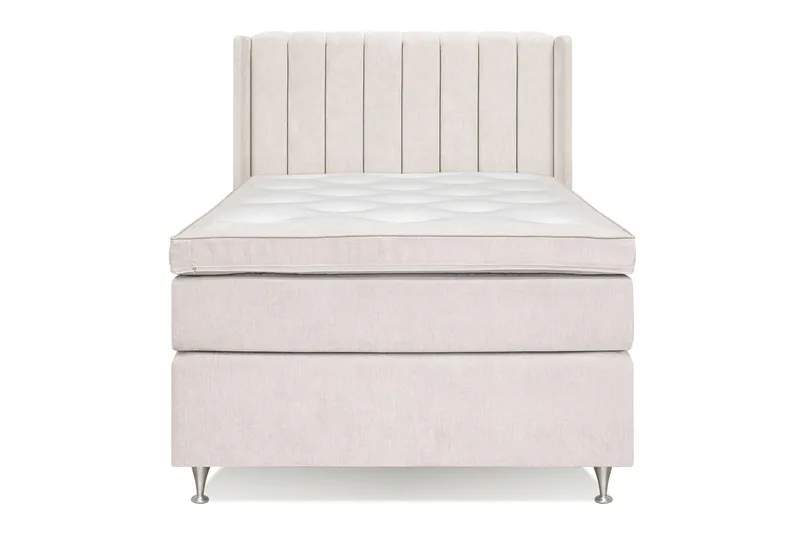 Sänkypaketti Joluma 120x200 cm Kiinteä - Vaalea beige - Huonekalut - Sänky - Sänkypaketti
