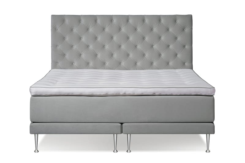 Sänkypaketti Kolina 180x200 - Vaaleanharmaa - Huonekalut - Sänky - Jenkkisängyt