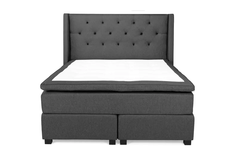 Sänkypaketti Langham 160x200 cm Harmaa, undefined