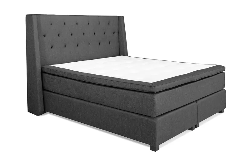 Sänkypaketti Langham 180x200 cm Harmaa - Huonekalut - Sänky - Jenkkisängyt