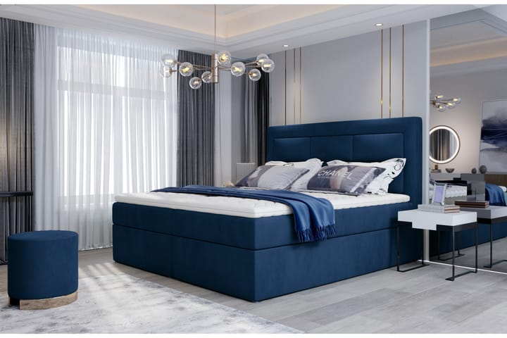 Sänkypaketti Montalon 140x200 cm - Sininen - Sänkypaketti