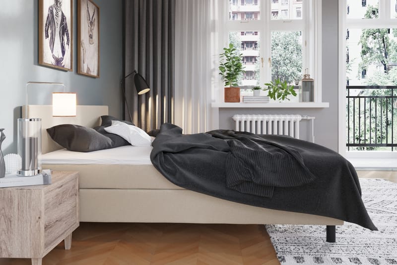 Sänkypaketti Rocky 120x200 - Beige - Huonekalut - Sänky - Jenkkisängyt