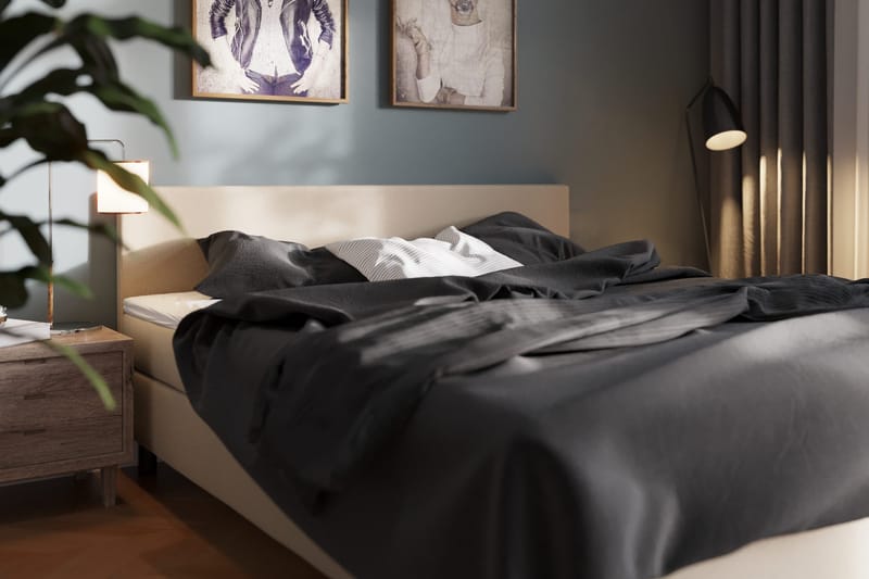 Sänkypaketti Rocky 120x200 - Beige - Huonekalut - Sänky - Jenkkisängyt