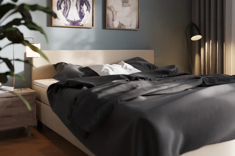 Sänkypaketti Rocky 140x200 - Beige - Huonekalut - Sänky - Jenkkisängyt